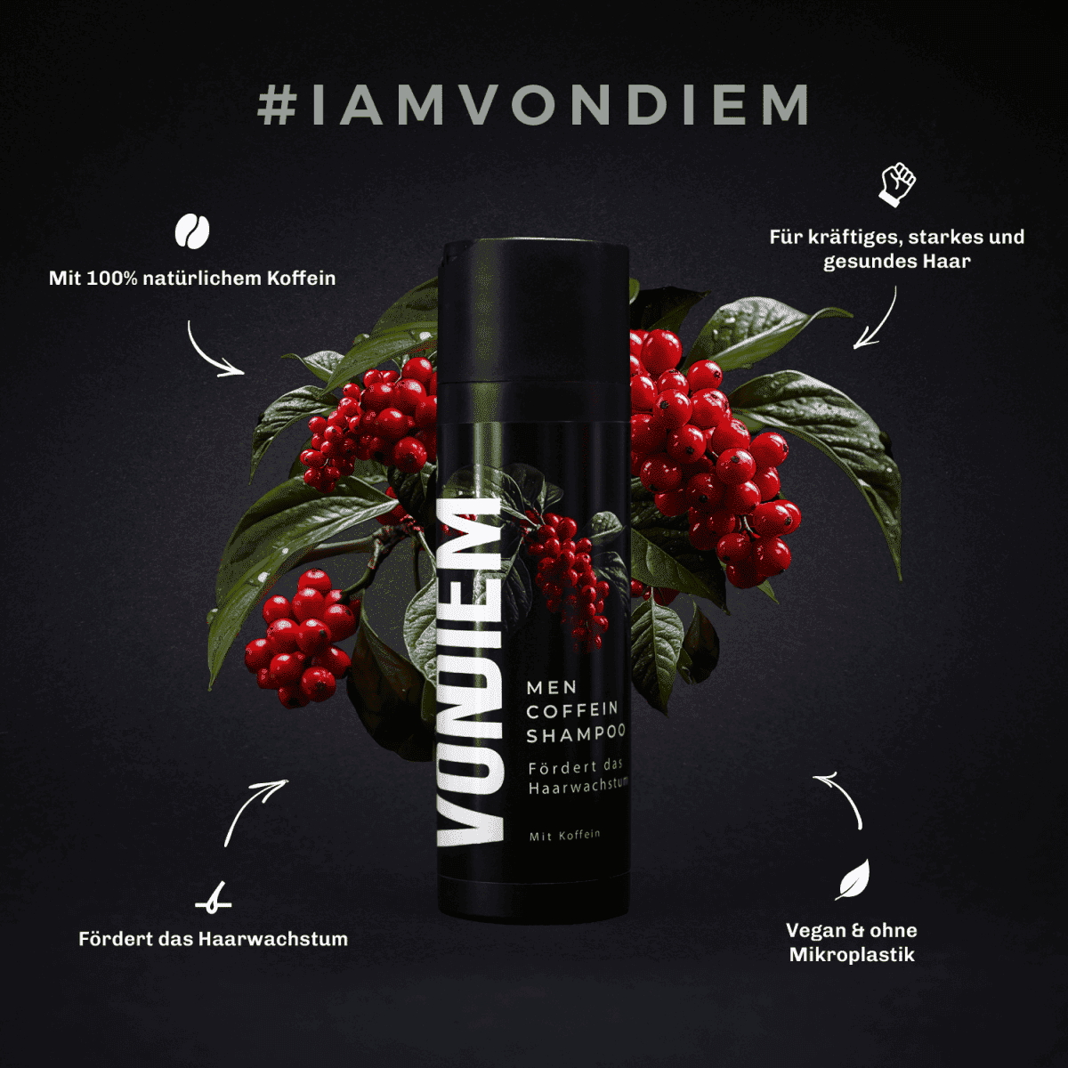 Men Coffein Shampoo - VONDIEM